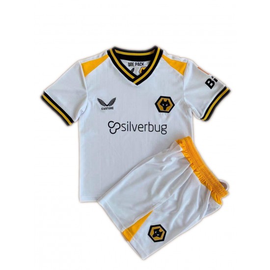 Camisola Wolverhampton Wanderers Criança Equipamento Terceiro 2021-2022 Manga Curta